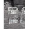 Image 3 : Heavy glass candlesticks