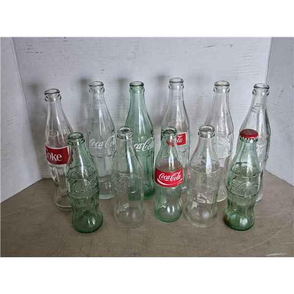 Collectible Coca Cola bottles