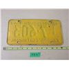 Image 2 : 1967 Sask License Plate (Farm)