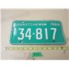 Image 1 : 1969 Sask License Plate