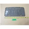 Image 2 : (1) 1970 Sask License Plate