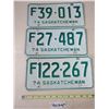 Image 1 : (3) 1974 Sask License Plate