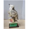 Image 3 : (4) Bird Figures , Ceramic Parrot, Robin