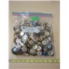 Image 1 : Winter Olypmic Games Cap Extra Old Stock Caps (3) Bock Button Pins (unused)