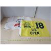 Image 1 : (2) 2003 US Open Golf Championship Signed Flags Olympic Fields