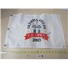 Image 4 : (2) 2003 US Open Golf Championship Signed Flags Olympic Fields