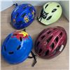 Image 1 : 4 bike helmets