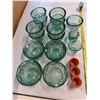 Image 1 : Green Glass bowls