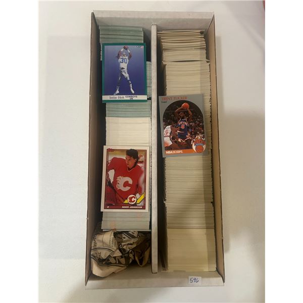 Box of Assorted Sports cards