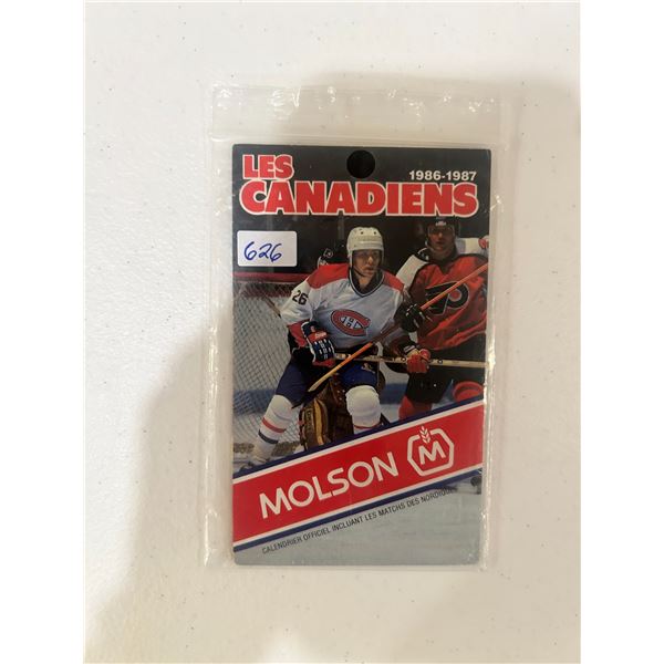 1986-87 Montreal Canadians Calendar