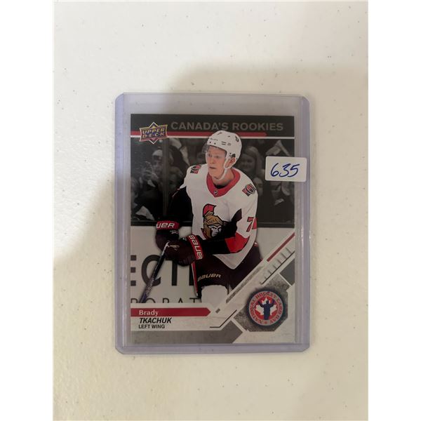 Brady Tkachuk - Rookie Card