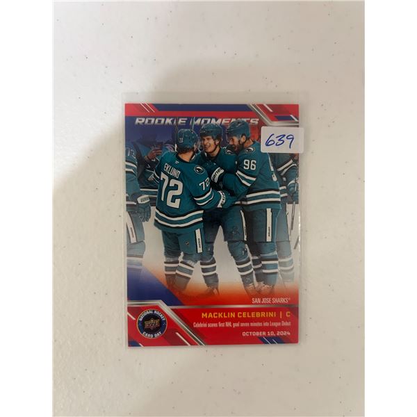 Macklin Celebrini - Rookie Card