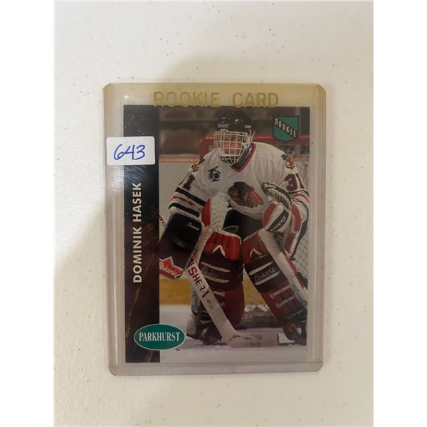 Domink Hasek - Rookie Card