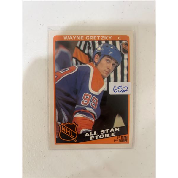 Wayne Gretzky - 1983-84 All-Star - Hockey Card