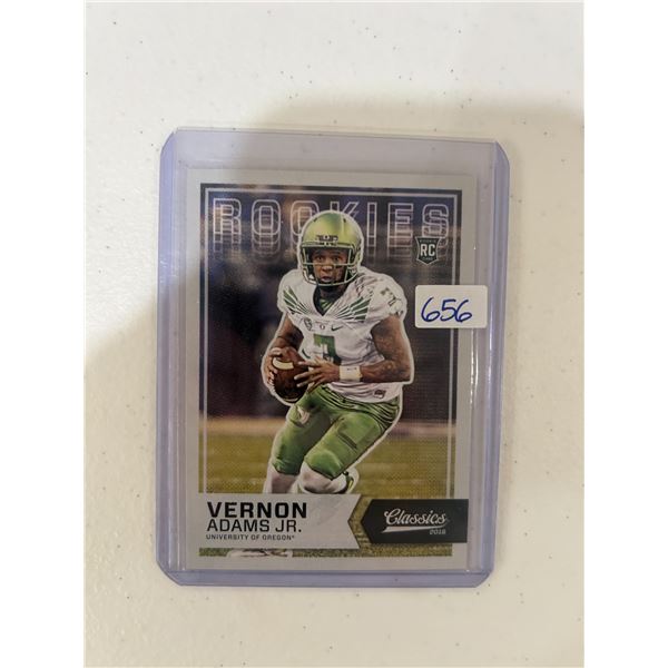 Vernon Adams Jr - Rookie Card