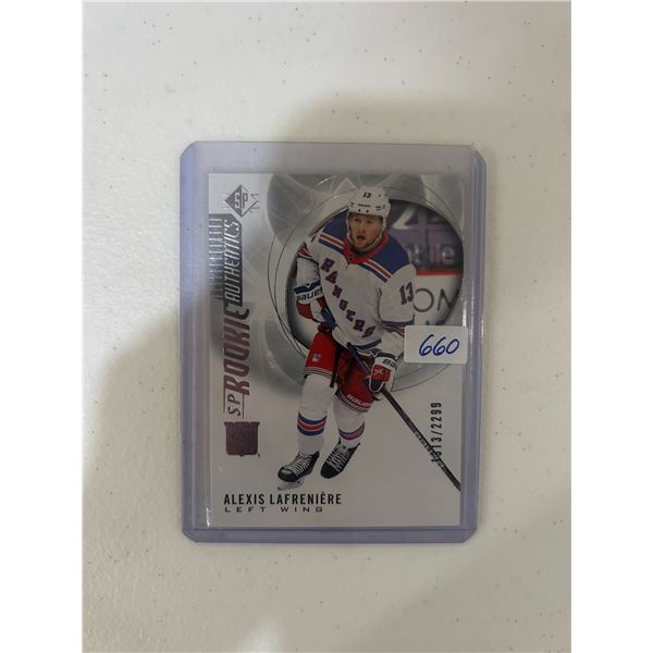 Alexis Lafreniere - Rookie Card