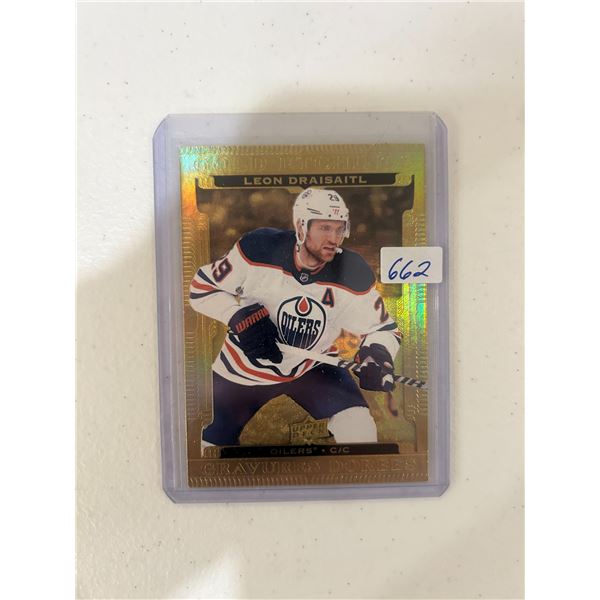 Leon Draisaitl - Gold Etchings - Hockey Card