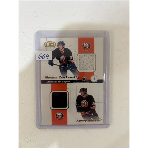 New York Islanders - Duel Jersey Card