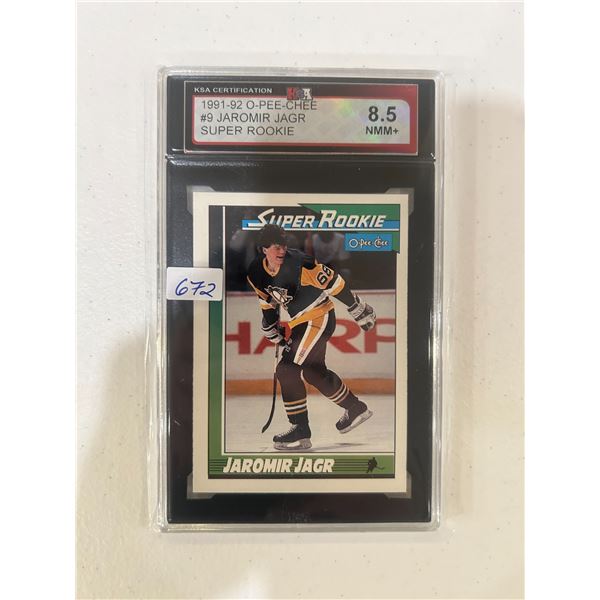 1991-92 Jaromir Jagr - Super Rookie - Graded Near Mint / Mint +