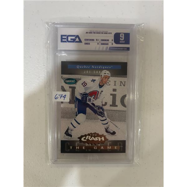Joe Sakic - You Crash the Game - Hockey Card - Graded Mint