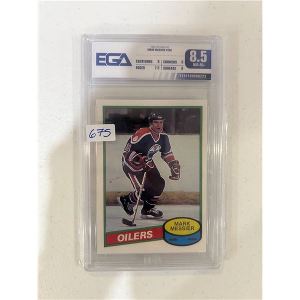Mark Messier Anniversary Rookie Card - Graded Near Mint / Mint +