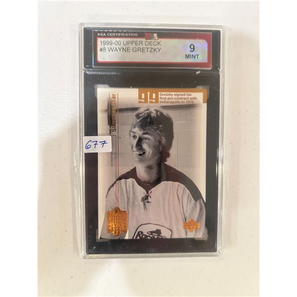1999-00 Wayne Gretzky Hockey Card - Graded Mint