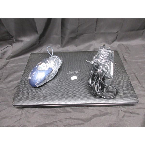 ACER ASPIRE 5336 SERIES, MOD # PEW72, BATT SEEMS OK, C/W PWR CORD AND MOUSE