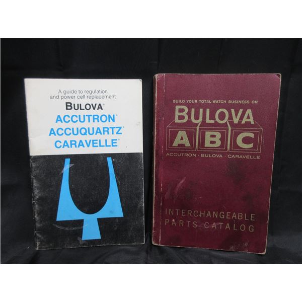2 - VINTAGE BULOVA,ACCUTRON, CARAVELLE BOOKS