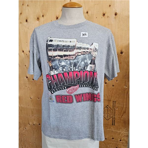 1997 Detroit Red Wings Championship T-Shirt – Size L