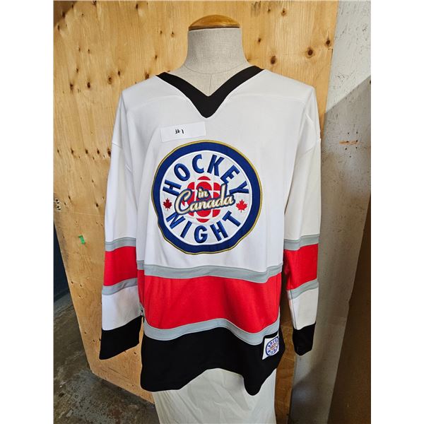 90’s CBC Sports Hockey Night in Canada Hockey Jersey – Size L