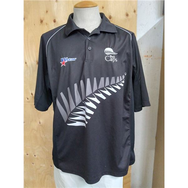 Black Caps New Zealand Cricket Shirt