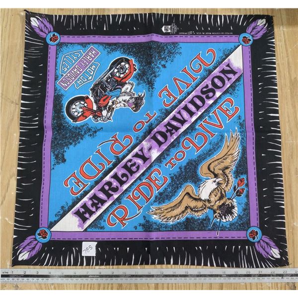 Harley Davidson Purple/Blue Eagle Bandana