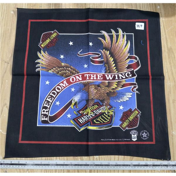 Harley Davidson Blue Eagle Bandana