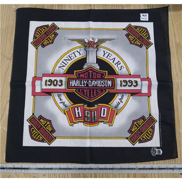 Harley Davidson 90 years 1903-1993 Bandana