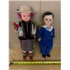 Image 1 : Vintage costume dolls from Europe, likely from the mid-20th century.