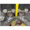 Image 3 : Vintage Glass Jars, Bowl and Candle Holders.