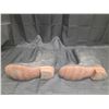 Image 3 : Black rubber work or rain boots. (Size 8)