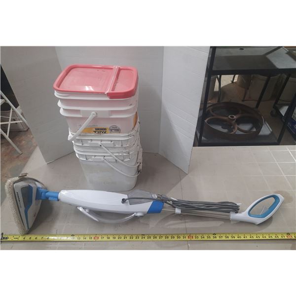 BISSELL PowerEdge 2-in-1 Sanitizing Steam Mop (Model 2078C) designed for sealed hard floors (Unteste
