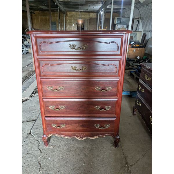 Bedroom furniture set, 2 dressers with mirror, headboard and night stand