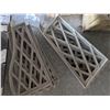 Image 3 : Plastic shelf brackets with wooden coat pegs