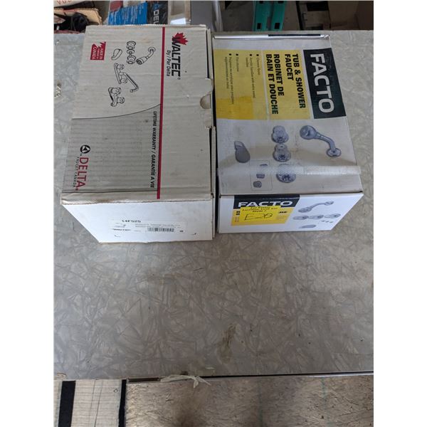 2 bathroom tub/shower faucet kits