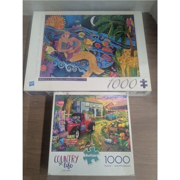 Country life farm puzzle 1000 mermaid 1000 piece puzzle