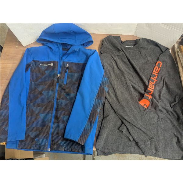 Carhartt size M long sleeve, withFrecountry jacket