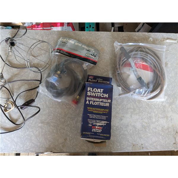 Mixed lot, master plumber, float switch, etc