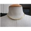 Image 3 : 3 - NEW 14K Gold Plated Serpentine Necklace