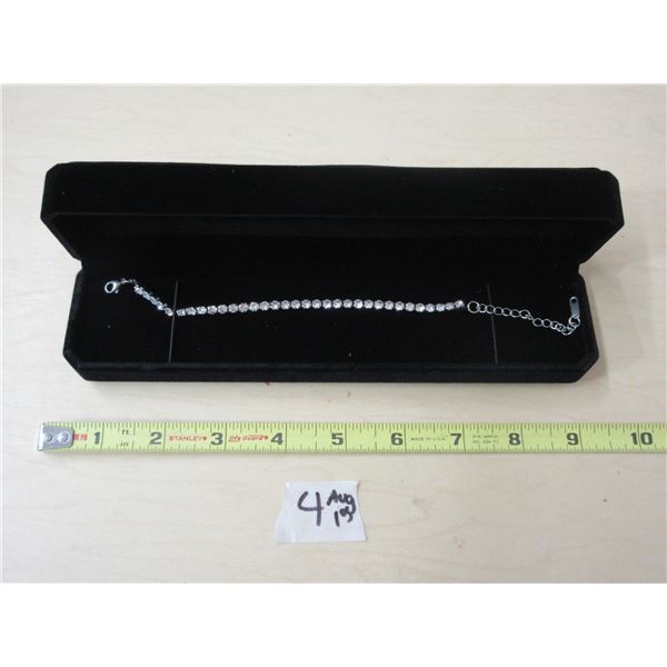 4 - NEW Platinum Plated 4.0mm Tennis Bracelet