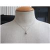Image 2 : 9 - NEW Sterling Silver 2.0ct Heart Cut Heart Halo Necklace