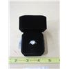 Image 2 : 10 - NEW Sterling Silver 1.0ct Heart Halo Ring