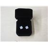 Image 2 : 17 - NEW Sterling Silver 2.5ct Princess Cut Stud Earrings