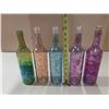 Image 1 : Decorative wine bottle lamps. (One Is having Light and Working)